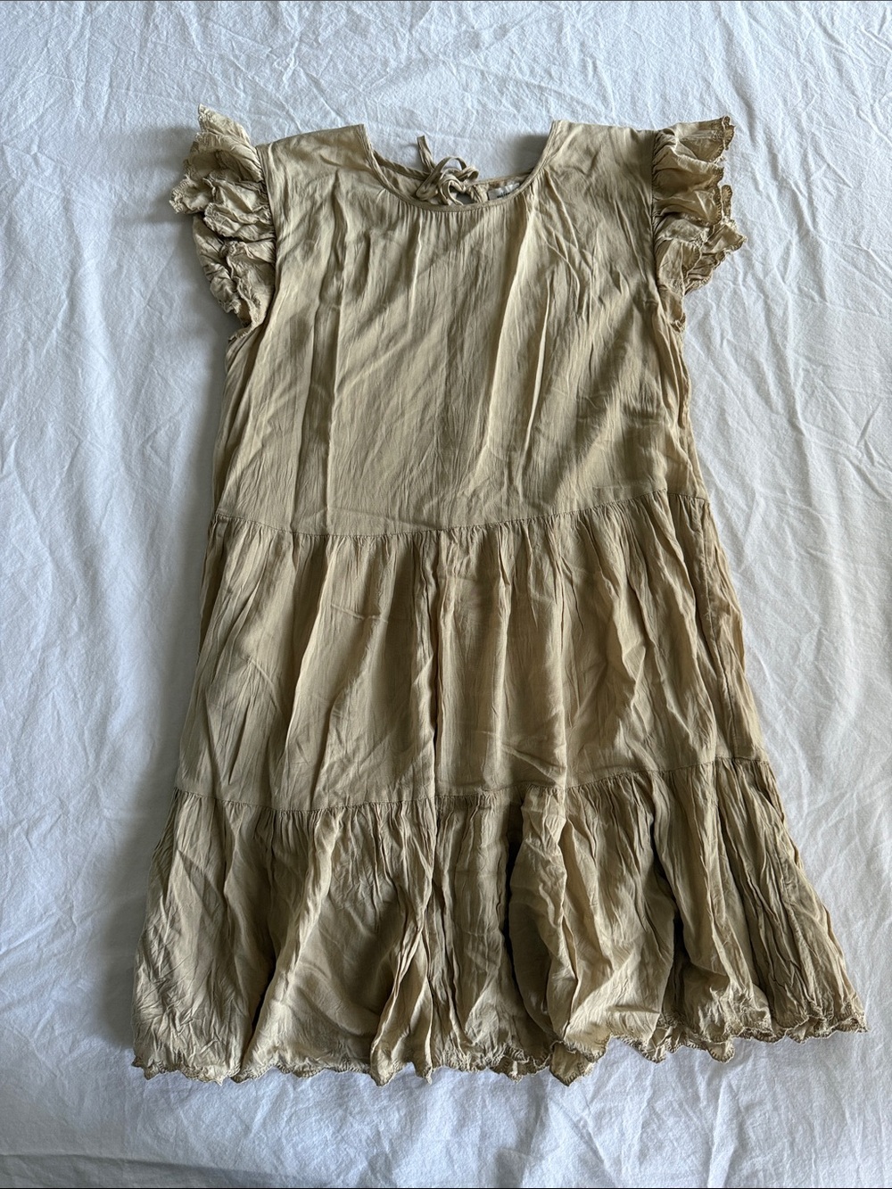 Wilfred Soft Tan Tie-Back Dress